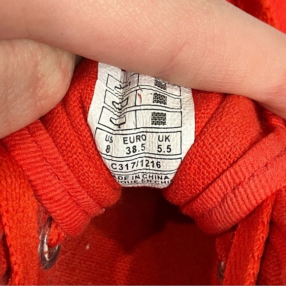 Rocketdog bright red platform Sneakers retro style size 8 - Picture 7 of 7